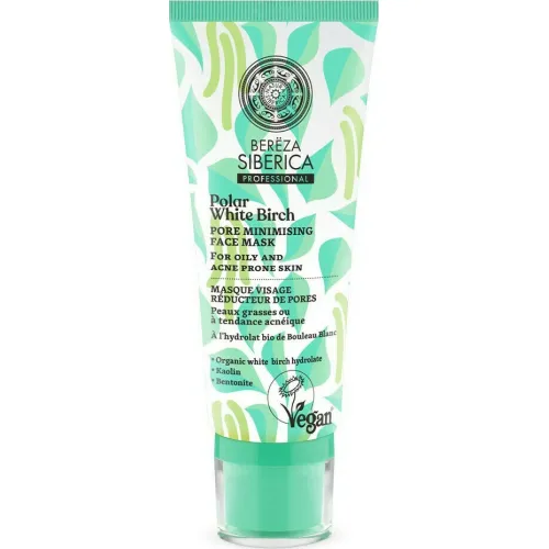 Natura Siberica Bereza Polar White Birch Pore Minimising Face Mask 100ml