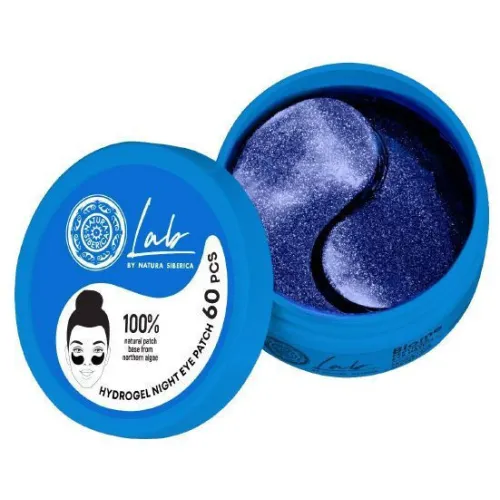 Natura Siberica Biome Hydrogel Night Μάσκα Ματιών για Ενυδάτωση / Λεύκανση 60τμχ