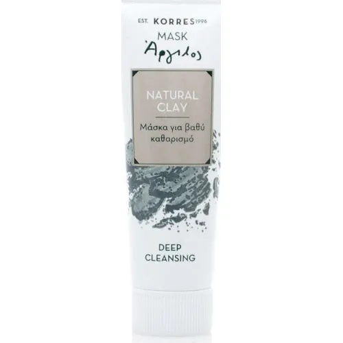 Korres Μάσκα Natural Clay με Άργιλο για Βαθύ Καθαρισμό 18ml